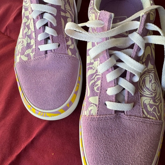 Women’s Vans, size 7.5, Old Skool Stacked Wavy Gravy, Lavender - Picture 9 of 11